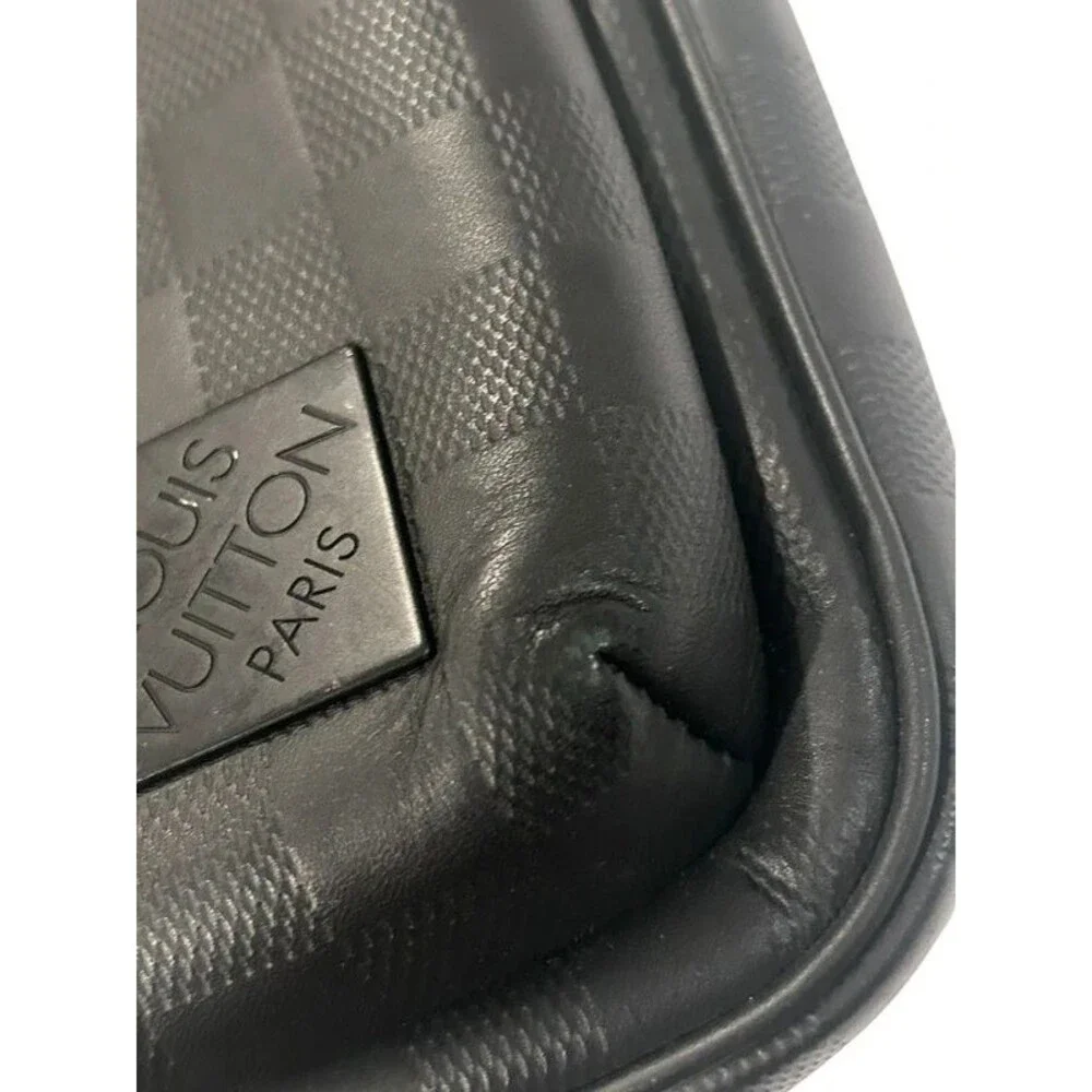Louis Vuitton Damier Graphite Sling NM Damier Infini Leather Authentic